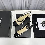Chanel Loafer Sandals Beige And Black  - 3