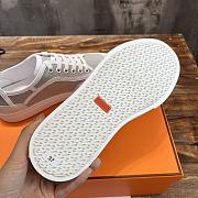 Hermes Low-Top Sneakers Grey - 4