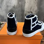 Hermes HighTop Sneakers Black - 5