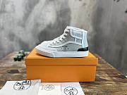 Hermes High-Top Sneakers Grey - 1