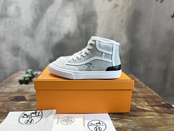 Hermes High-Top Sneakers Grey