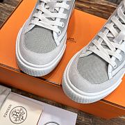 Hermes High-Top Sneakers Grey - 2