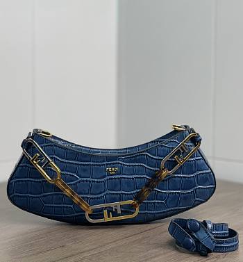 Fendi O-Lock Swing Bags Blue