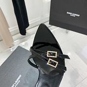 Ysl Claude Patent Leather Heels Black - 4