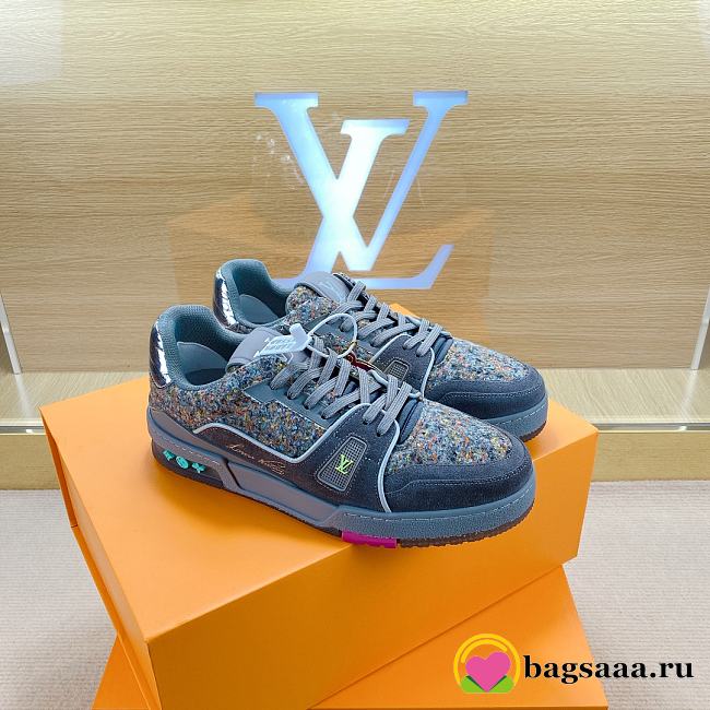 Louis Vuitton Trainer Sneakers Grey - 1