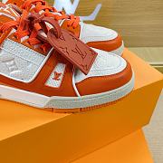Louis Vuitton Trainer Sneakers Orange - 5