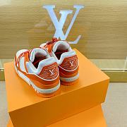 Louis Vuitton Trainer Sneakers Orange - 4