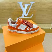 Louis Vuitton Trainer Sneakers Orange - 3