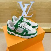 Louis Vuitton Trainer Sneakers Green 02 - 1