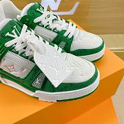 Louis Vuitton Trainer Sneakers Green 02 - 5