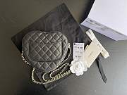 Chanel Heart Bag Large Black - 3