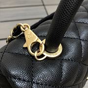 Chanel Coco Handle Bag 28cm Black - 6