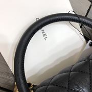 Chanel Coco Handle Bag 28cm Black - 5