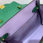 Versace Handbag Green 20cm - 6