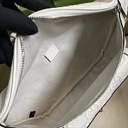 Gucci GG Embossed Belt Bag White - 3