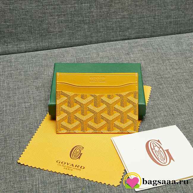 Goyard Wallet Yellow - 1