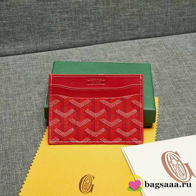 Goyard Wallet Red - 1