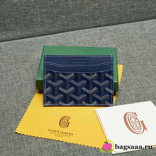 Goyard Wallet Blue - 1