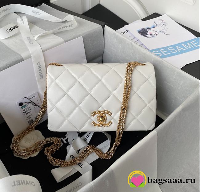 Chanel Shoulder Bag AS3386 22cm - 1