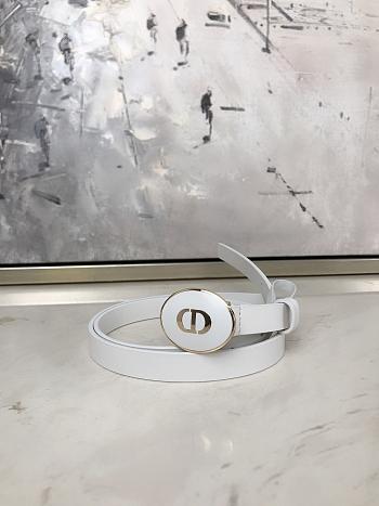 Dior Belt White 2cm