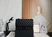Chanel Flap Bag Caviar 25CM Black 01112 - 1