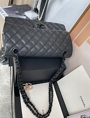 Chanel Flap Bag Caviar 25CM Black 01112 - 6