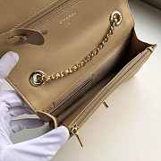 Bagsaaa Chanel WOC Gold Hardware Lambskin Chevron Beige - 20x12x4.5cm - 6