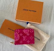 Bagsaaa Louis Vuitton Zippy Coin Purse Monogram Verni Fuchsia M90589  - 1