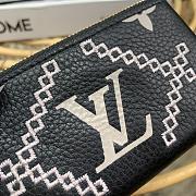 	 Bagsaaa Louis Vuitton Key Pouch Monogram Empreinte Black - M81234 - 12 x 7 x 1.5 cm - 6