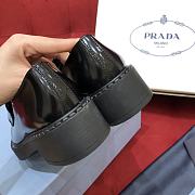 Bagsaaa Prada Brushes Loafers Black Silver Logo - 6