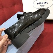 Bagsaaa Prada Brushes Loafers Black Silver Logo - 3