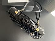 Bagsaaa Chanel Backpack Patent Calfskin gold tone metal black - 31.5cmx31cmx9cm - 6