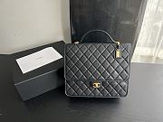 	 Bagsaaa Chanel Backpack Calfskin gold tone metal black - 31.5cmx31cmx9cm - 1