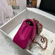 Bagsaaa Chanel Charm Flap Bag Pink - 20cm - 2