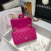 Bagsaaa Chanel Charm Flap Bag Pink - 20cm - 3
