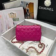 Bagsaaa Chanel Charm Flap Bag Pink - 20cm - 4