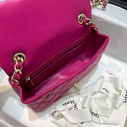 Bagsaaa Chanel Charm Flap Bag Pink - 20cm - 5