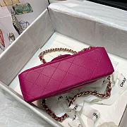 Bagsaaa Chanel Charm Flap Bag Pink - 20cm - 6