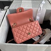 Bagsaaa Chanel Charm Flap Bag Light Orange - 20cm - 5