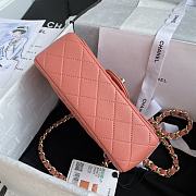 Bagsaaa Chanel Charm Flap Bag Light Orange - 20cm - 2