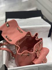 	 Bagsaaa Chanel Duma Backpack Pink Lambskin - 18x18x12cm - 3