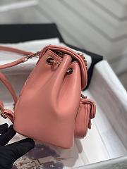 	 Bagsaaa Chanel Duma Backpack Pink Lambskin - 18x18x12cm - 2