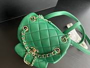 	 Bagsaaa Chanel Duma Backpack Green Lambskin - 18x18x12cm - 2