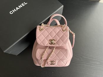 Bagsaaa Chanel Duma Backpack Light Pink Lambskin - 18x18x12cm