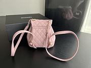 Bagsaaa Chanel Duma Backpack Light Pink Lambskin - 18x18x12cm - 4