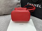 	 Bagsaaa Chanel Duma Backpack Red Lambskin - 18x18x12cm - 4