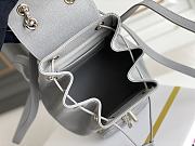 	 Bagsaaa Chanel 22B Affinity Backpack Grey - 18×18×11cm - 4