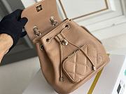 	 Bagsaaa Chanel 22B Affinity Backpack Brown - 18×18×11cm - 4