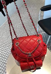 Bagsaaa Chanel AS1371 Duma Backpack Red -  21.5 x 24 x 12 cm - 5