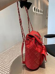 Bagsaaa Chanel AS1371 Duma Backpack Red -  21.5 x 24 x 12 cm - 2